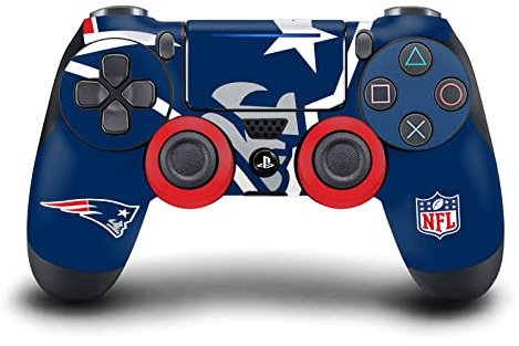 Head Case Designs Offizielle NFL Zu Gross New England Patriots Vinyl Haut Gaming Aufkleber Abziehbild Abdeckung kompatibel mit Sony PlayStation 4 PS4 DualShock 4 Controller