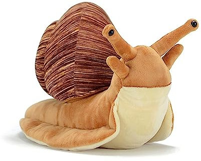 lilizzhoumax Schnecke Kuscheltier 40cm/16Zoll Schnecke Plüschtier Kawaii Realistische Spielzeug Tiere Ostern Geschenk für Kinder Jungen Mädchen Heimdekoration