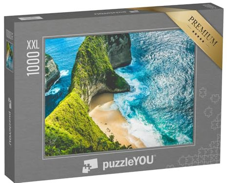 Puzzle 1000 Teile XXL „Kelingking Beach auf der Insel Nusa Penida, Bali, Indonesien“ – aus der Puzzle-Kollektion Bali
