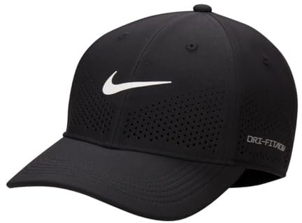 Nike Unisex Dfadv Club Cap S Ab P Hut, Black/White, L/XL