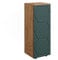 Vicco Midischrank Irma, Goldkraft Eiche/Grün, 30 x 81 cm mit 1 Schublade, 2 Fächer, Badezimmer