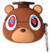 Rertnocnf Custodia compatibile con Airpods Pro/Pro2, custodia per auricolari con design Kawaii Love Bear, accessori portatili per bambini, ragazzi e ragazze, accessori portatili in morbido silicone,