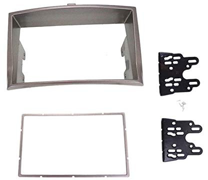 Autoradio-Stereo-Doppel-DIN-Einbau-Dash-Kit 2010, for Subaru, Legacy (Silbergrau) GPS-Navigation auf dem Armaturenbrett