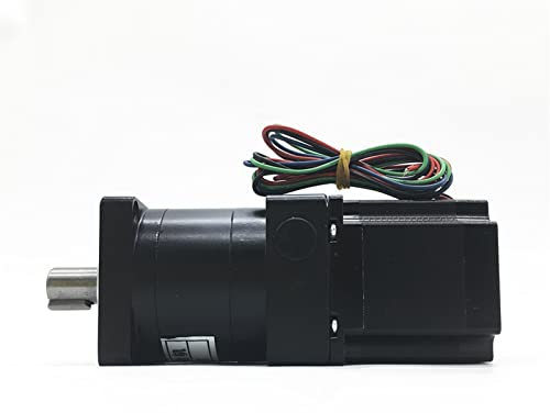 Schrittmotor Geschwindigkeitsminderungsverhältnis 10: 1 Schrittmotor NEMA 23 Planetengetriebegetriebeeingangswelle 8mm 15 Arcmin CNC Teile NEMA23 Reduktionsgetriebe Geringe Vibration, geringe Geräusch