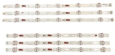 RTRCAGAKM Led-hintergrundbeleuchtung Streifen for Samsung UE43TU7100U UE43TU7100 UE43TU7172U UE43TU7125K GU43TU8079U UE43TU8000K UE43TU8005K UE43TU8072U(Kit 6pcs for 1 TV)