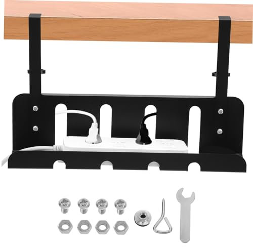 DOITOOL Desk Cable Tray Cord Organizer Wire Management Tray for Office Desk Accessories Cord Holder