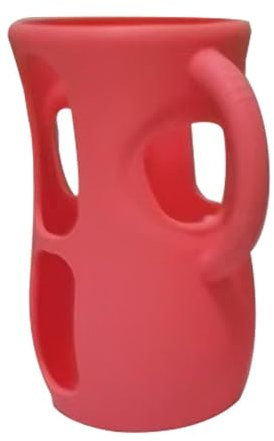 Housse en silicone pour biberon en verre, biberon en verre Étui en silicone Étui pour biberon avec poignée Porte-biberon anti-rupture, anti-chute, antichoc, protège votre biberon. porte-biberon c