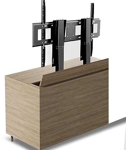 DRFGNF Verstellbare Deckenhalterung für TV – motorisierte TV-Halterung – elektrischer TV-Lift mit Fernbedienung, Hub mit Zwei Motoren 150 cm, für 55- bis 120-Zoll-Fernseher bis 130 kg