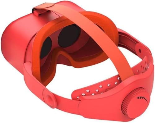 Upgraded Adjustable VR Headset, with Elite Strap for Nintendo Switch/Switch OLED Model, Virtual Reality Glasses, for Switch Labo VR with Adjustable HD Lenses and Comfortable Head Strap (Orange)