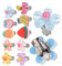 HANABASS Ohrclips für Mädchen Clip On Ohrringe 10 Paar Kinder Ohrschmuck Blumen Design Schmerzfrei für Partys und Alltag