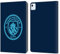 Head Case Designs Licenza Ufficiale Manchester City Man City FC Blu Elettrico Stemma Custodia Portafoglio in Pelle Compatibile con Apple iPad Air 11 2020/2022/2024/2025