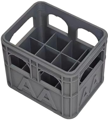 XAGMODSHN Platzsparende Stapelbare Batteriehalterbox Bierkistentyp Für 2A 3A 18650-Batterien Große Kapazität Bierkiste