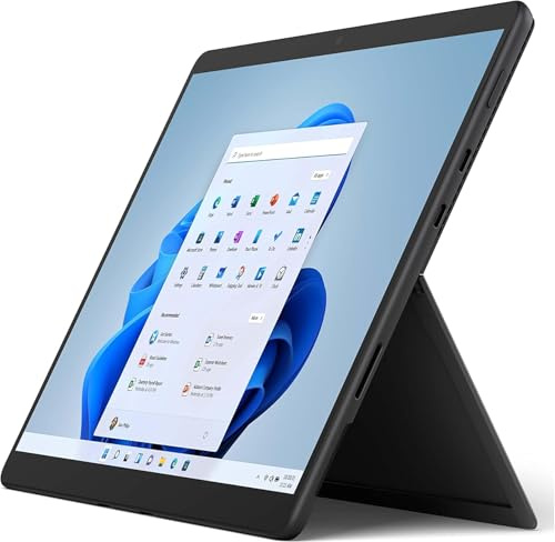 Microsoft Surface Pro 8-13 Inch 2-in-1 Pixel Sense Touch Tablet PC - Black - Intel Core i5-1145G7 8GB RAM 512GB SSD Wi-Fi 6 Windows 11 (Without Keyboard)