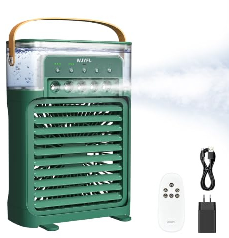 WJYFL Climatiseur mobile avec télécommande,minuterie,maison/bureau Vert