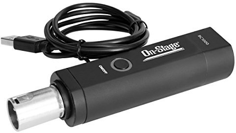 OnStage Receptor inalámbrico Bluetooth recargable On-Stage BC1000 XLR