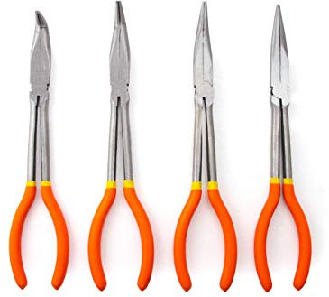 VCT 4 Pc. 11 Needle Nose Pliers Heat Treated Drop Forged Corrosion Resistant