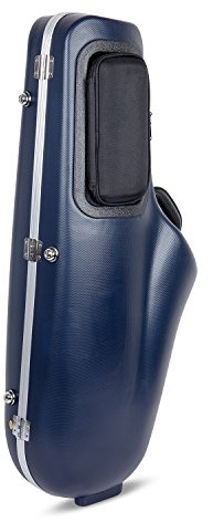 Crossrock Custodia rigida stampata in ABS per sassofono tenore, blu (CRA861TSBL)