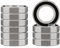 XiKe 10 Stück 688-2RS Mikro Kugellager 8x16x5mm, Rillenkugellager mit Dichtungen für DIY, Spielzeug, Fernsteuerung, 3D-Drucker, Vorhänge, Instrumente, Elektrowerkzeuge und mehr.