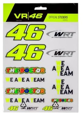 Valentino Rossi Aufkleber 46,Unisex,One Size,Multi