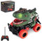 Delycazy Dinosaurier Auto Spielzeug, Kinder Ferngesteuertes Dinosaurier Auto mit LED Licht Spielzeugautos Geburtstag Geschenke für Jungen Mädchen ab 3 4 5 6 7 Jahre