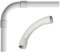 6PZ CURVA di raccordo 90° per tubo rigido Ø 20 mm IP40 in PVC grigio RAL 7035