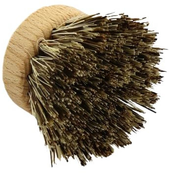 Chinchilla® Set de 4 têtes de Rechange en Bois pour Brosse à Vaisselle | Tête de Rechange en Bois de hêtre FSC 100% avec Garniture Union | Têtes de Brosse