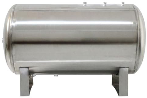 Vaso de expansión Tanque de presión de agua horizontal de acero inoxidable de 100L 160L 200L 250L 300L 500L, tanque de presión grande con kit de montaje para bomba de pozo/sistemas de agua (Size : 42