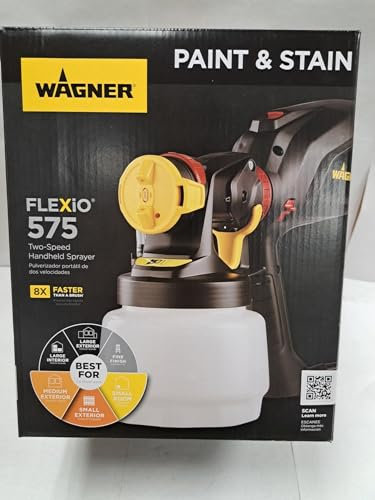 Wagner 2419305 Flexio 575 Hand-Held 1.5 Qt 2-Speed Paint/Stain Sprayer