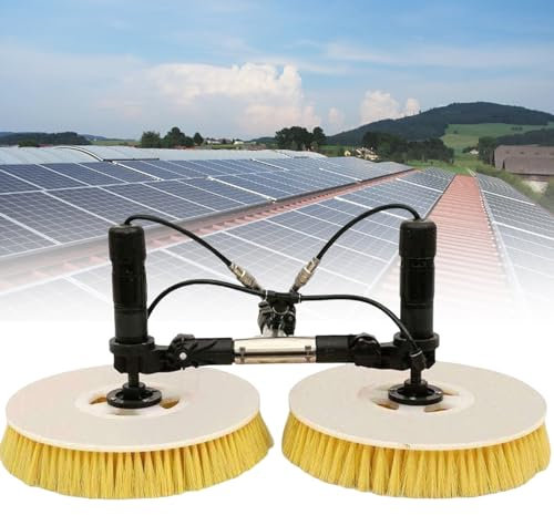 TBANVOO Elektrische Fensterwaschanlage Mit Doppeltem Kopf Und Versenkbarem Design FüR Die Reinigung Von Glas In GroßEr HöHe, Die Reinigung Von Photovoltaik- Und Sonnenkollektoren,5.5M