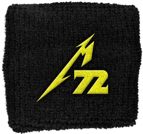 Razamataz Metallica M72 Band Logo Embroidered Sweatband One Size