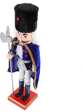 PRETYZOOM 2 STK Kap Nussknacker Weihnachten Nussknacker Marionette Schreibtischdekoration weihnachtsdeko Dekoration Schlafzimmer Heimdekoration Holzverzierung im Weihnachtsstil liefern