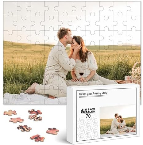 Crea Il Tuo Puzzle Personalizzato con Foto Regalo Personalizzata ed Originale Crea Ora Il Puzzle con La Tua Foto Preferita Puzzle Divertenti per Gioco Adulto/Familiare