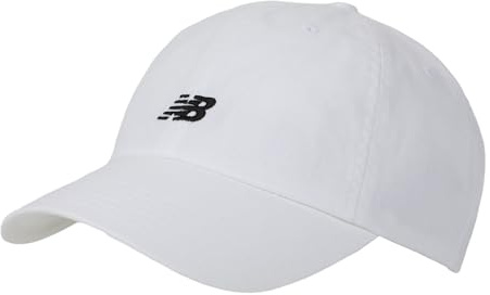 New Balance 6 Panel Block N Hat - Black WT - White One Size
