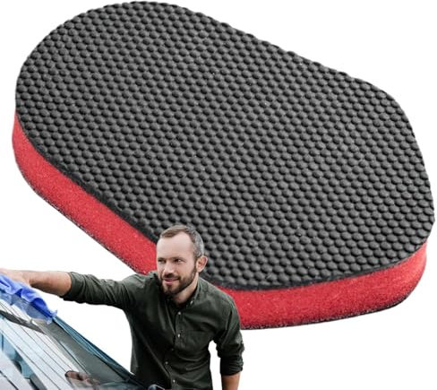 Auto-Applikator-Pads, Fahrzeug-Handwaschpad, multifunktionales Feinpolierwerkzeug, Autowaschzubehör für Lack, Glas, Stoßstange und Radnabe, entworfen für einfache Verwendung durch Autobesitzer