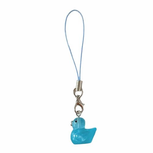 OAJABBGE Multipurpose Duck Keychain Charm Anhänger Farbenfrohe Robuste Acryl Telefonkette Für Kinder Und Frauenzubehör