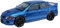 SYYANFEI Miniatur Motorfahrzeug-Modelle 1:64 Für Mitsubishis Lancer Evolution EVO IX 9 Metall Fahrzeug Dekoration Geschenk Sammlung Display Spielzeugauto(Blau)
