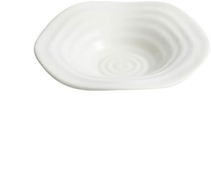 piatto servizio Piatto di forma irregolare Piatto creativo di moda Piatto profondo in ceramica bianca Piatto for spaghetti commerciale Piatti da Portata