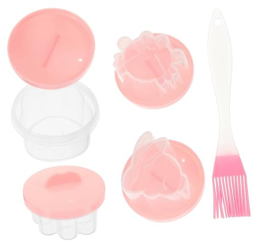 Alipis 4 Stück Gedämpfter Eierformsatz Geleekuchenform Eierkocher Schimmel Eierbecher Pochierbecher Für Eier Eierkocher Für Babys Eierschimmel Eierdampfer Rosa Pp