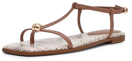 Steve Madden Women's Ritzy Sandal, Natural Snake, 8