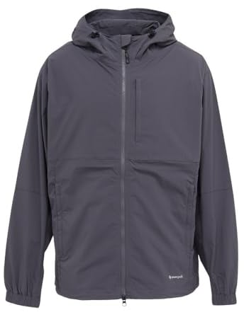 Snow Peak New Standard Utility Parka Jacket, Charcoal (UK, Alpha, L, Regular, Regular, Charcoal)