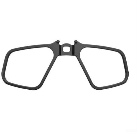 PC-Rahmen für Meta für Vanguard Smart-Brille, Rahmen aus Legierung, Schutzrahmen, Schutzfolie, schlankes Schwarz, 12,2 x 4,5 cm