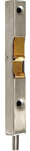 Verrou à onglet zingué encastrable N°120 MAP MASSARD avec gâche et pêne rond Ø8 - L.250 Boîtier 13x12 mm - 120250