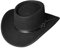 STARS & STRIPES Western Filzhut Bad Beat (Medium) Schwarz