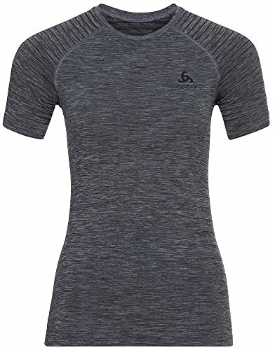 Odlo Damen Funktionsunterwäsche Kurzarm Shirt PERFORMANCE LIGHT, grey melange, M
