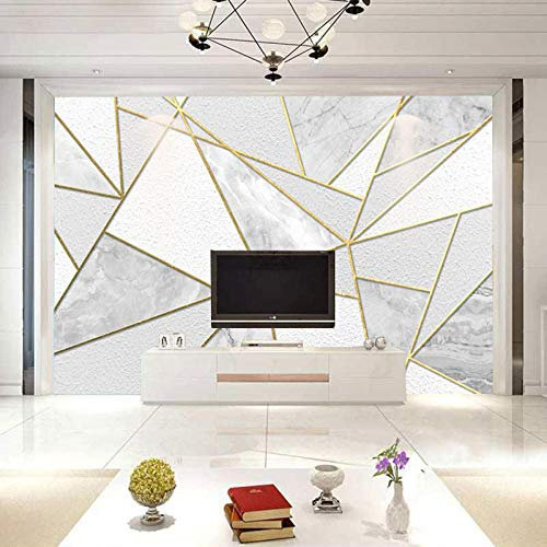 TV Hintergrund Wand Wohnzimmer TV Hintergrund Tapete einfache moderne Tapete Nordic geometrische Persönlichkeit 3d Wand Tuch fototapete 3d effekt tapete tapeten wald vintage wandbild wa-400cm×280cm