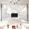 TV Hintergrund Wand Wohnzimmer TV Hintergrund Tapete einfache moderne Tapete Nordic geometrische Persönlichkeit 3d Wand Tuch fototapete 3d effekt tapete tapeten wald vintage wandbild wa-400cm×280cm