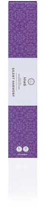 khadi Silent Harmony Ayurvedische Räucherstäbchen - Entspannender & harmonisierender Duft - 100% natürlich & vegan - Traditionell handgefertigt - 15 g