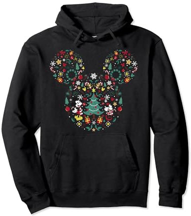 Disney Mickey & Friends Ohren mit Weihnachtssymbole Pullover Hoodie