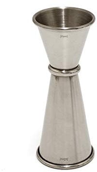 Bonzer 10511-03 Japanese Jigger Spirituosenmaß, Edelstahl, Silber