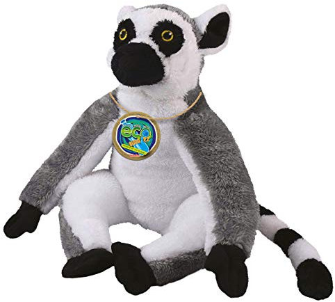 EcoBuddiez - Kattas von Deluxebase. Mittelgroß 20cm weiches Plüschtier aus recycelten Plastikflaschen. Umweltfreundliches kuscheliges Geschenk für Kinder und süß Stofftier für Kleinkinder.